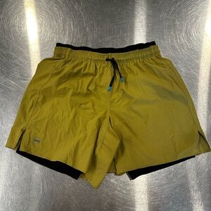 Olive Green Athletic Shorts